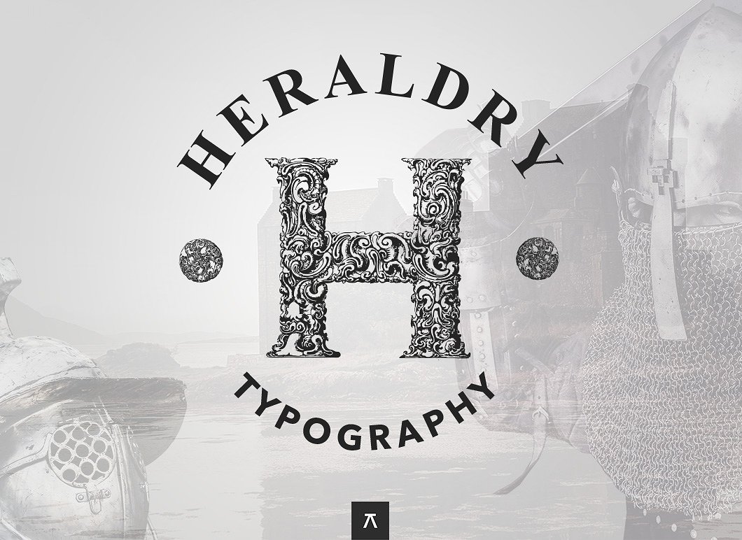 Vintage Heraldry Typography