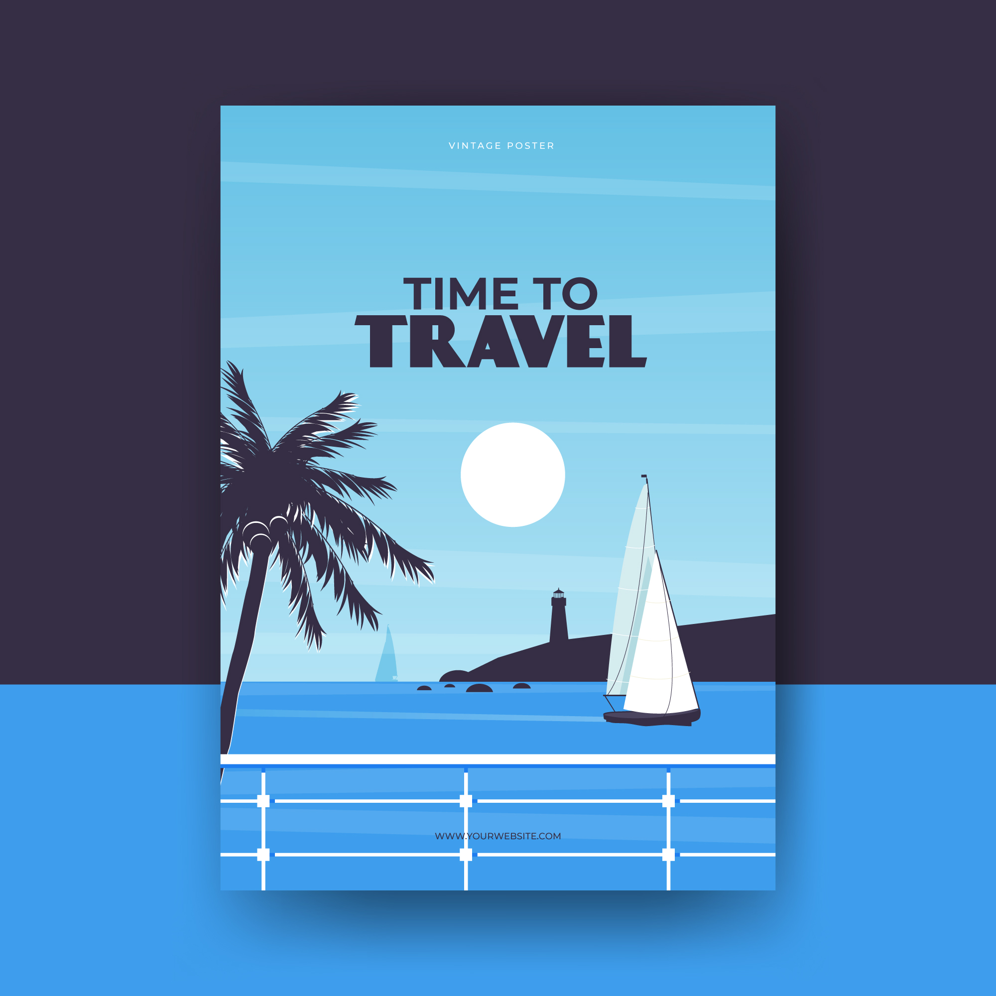 vintage travel poster designs